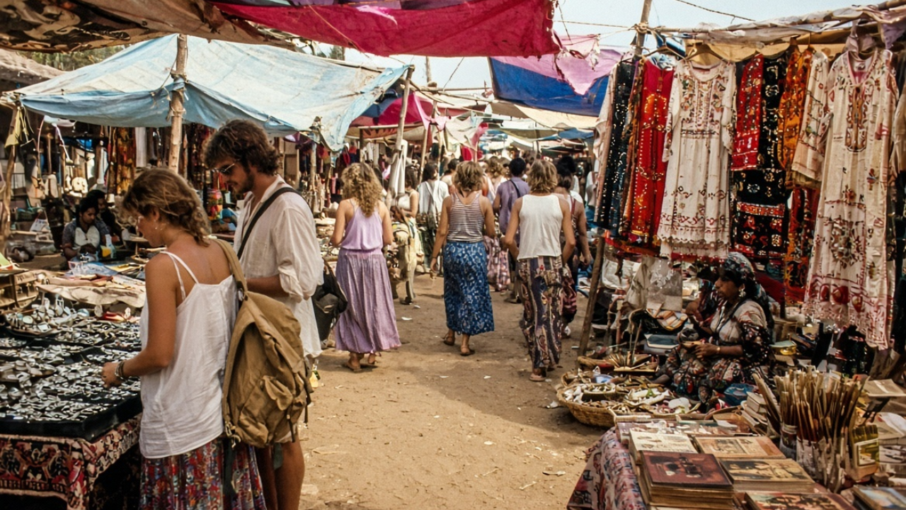 Roaming around the markets of Goa was the real fun