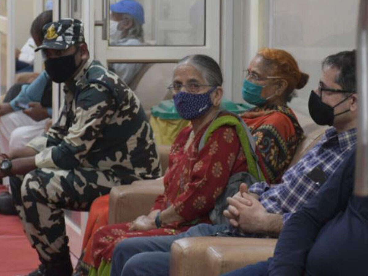 FILE: Vaccination process at Rajiv Gandhi Super Speciality Hospital in Dilshad Garden, New Delhi on Thursday. TOI Photo: Tarun Rawat