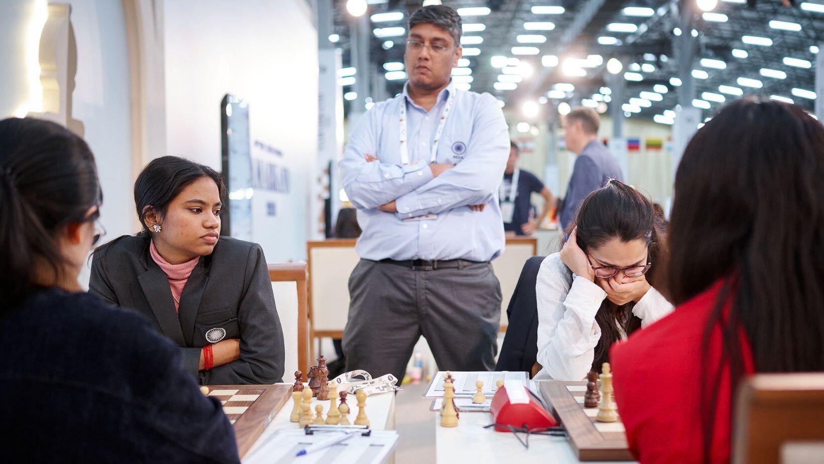 Swayams Mishra at Samarkand Olympiad (FIDE Photo)