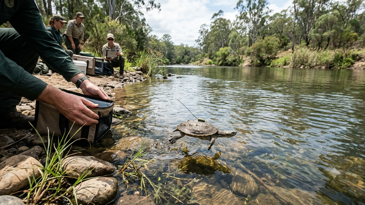Captive breeding prepares endangered turtles for the wild<br>