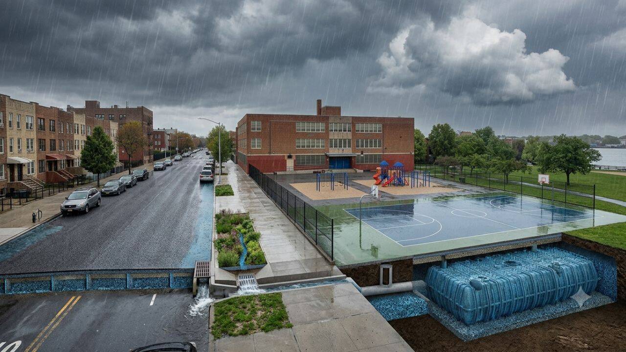 New York’s Homecrest plan aims to capture stormwater before flooding