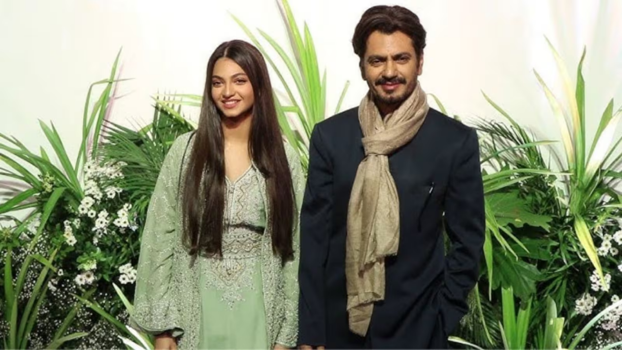 Nawazuddin Siddiqui with his daughter, Shora Siddiqui.