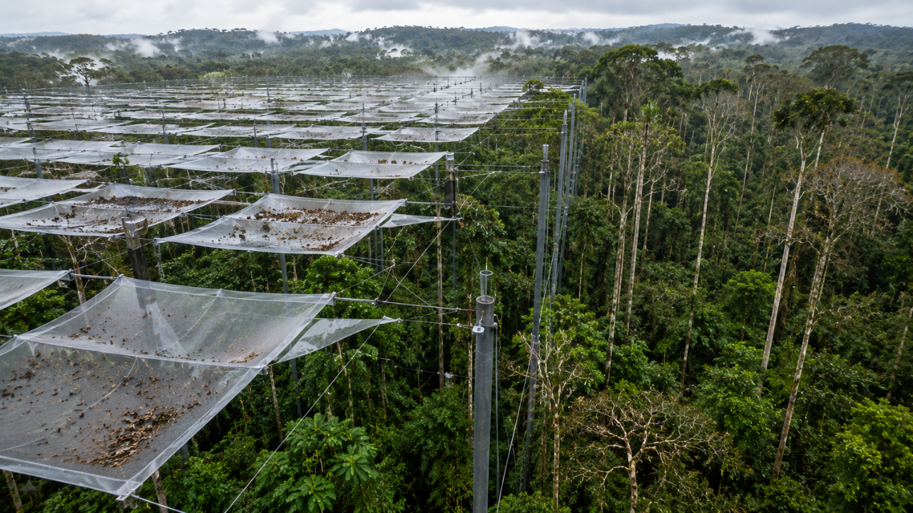 Why did scientists block half the rain in an Amazon rainforest