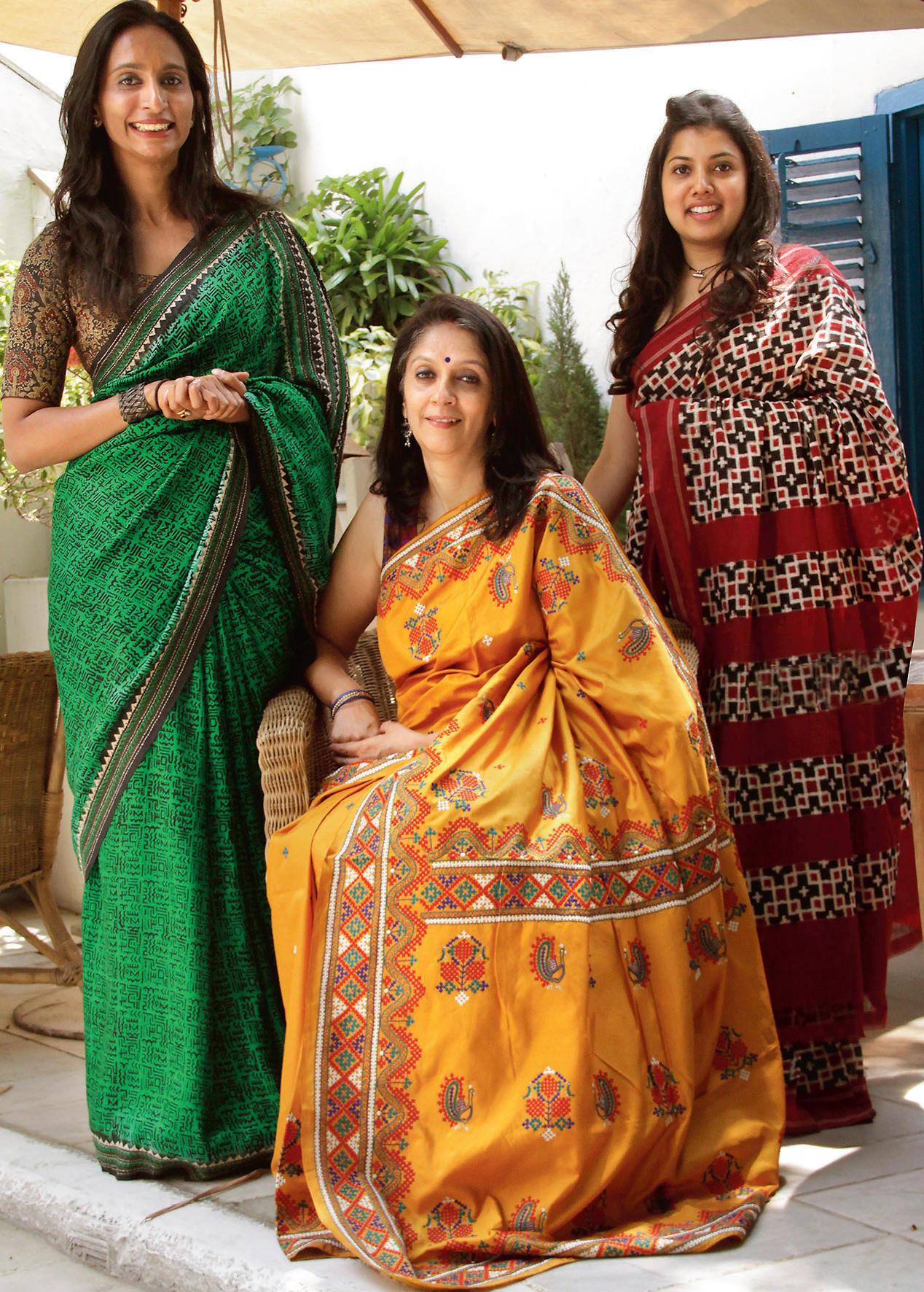 Indian Women and Sarees. Indian girls from a young age have the… | by WOMAN  IN BLACK | Medium