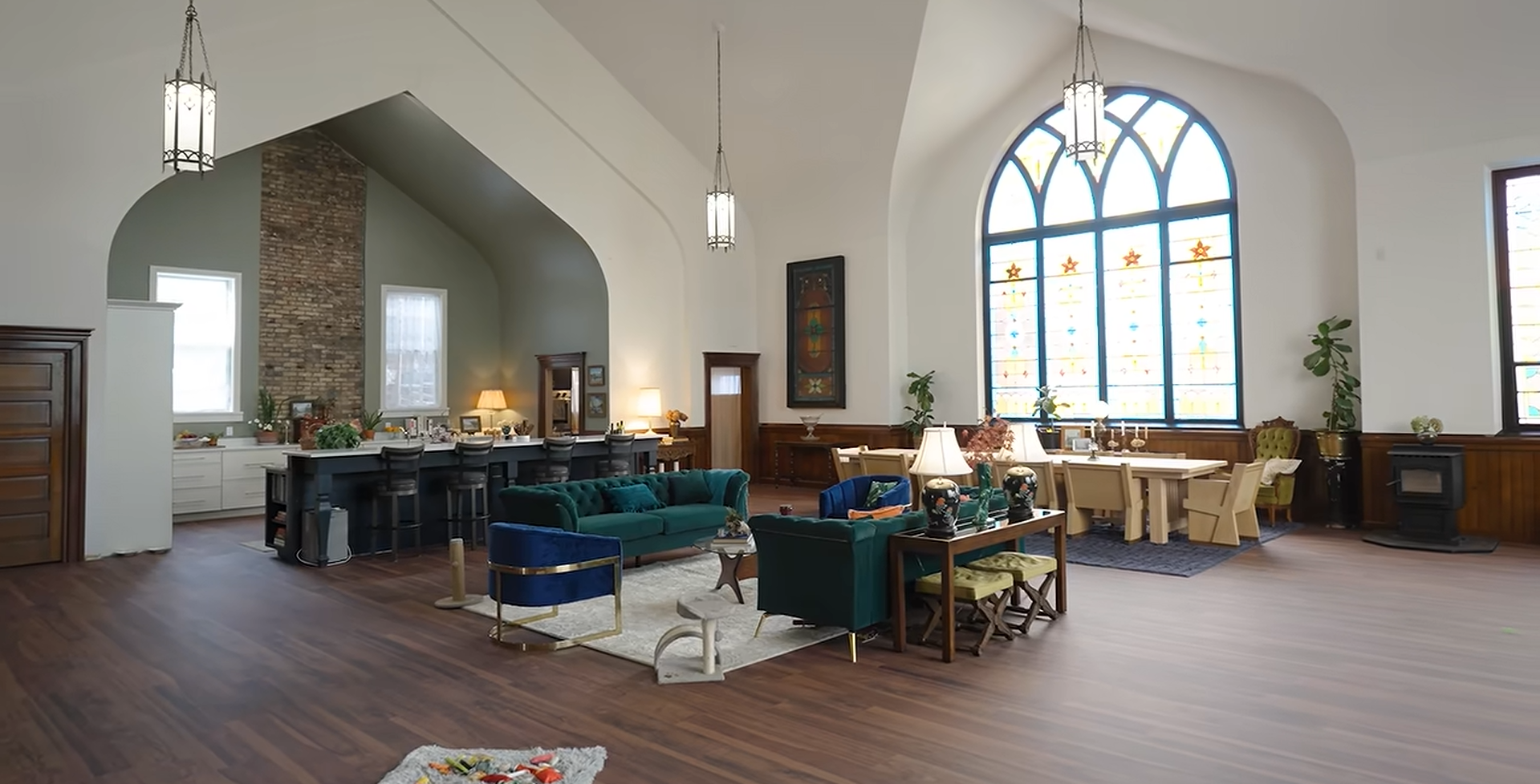 The Michigan woman calls her unusual home a “chouse” - a church that has been converted into a house.
