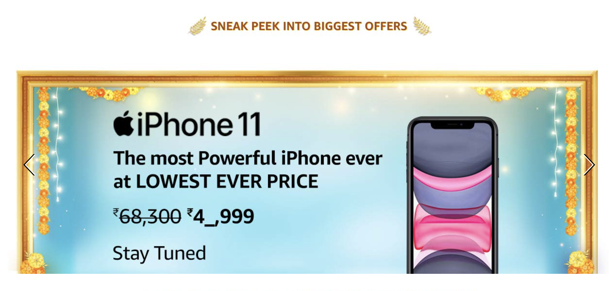 Iphone 11 Price Cut Apple Iphone 11 To Be Available Below Rs 50 000 In Amazon Great Indian Festival Sale Times Of India