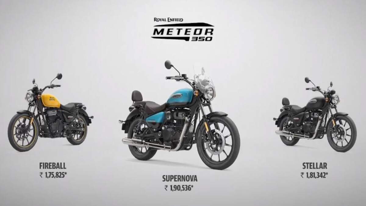 royal enfield meteor 350 top model price