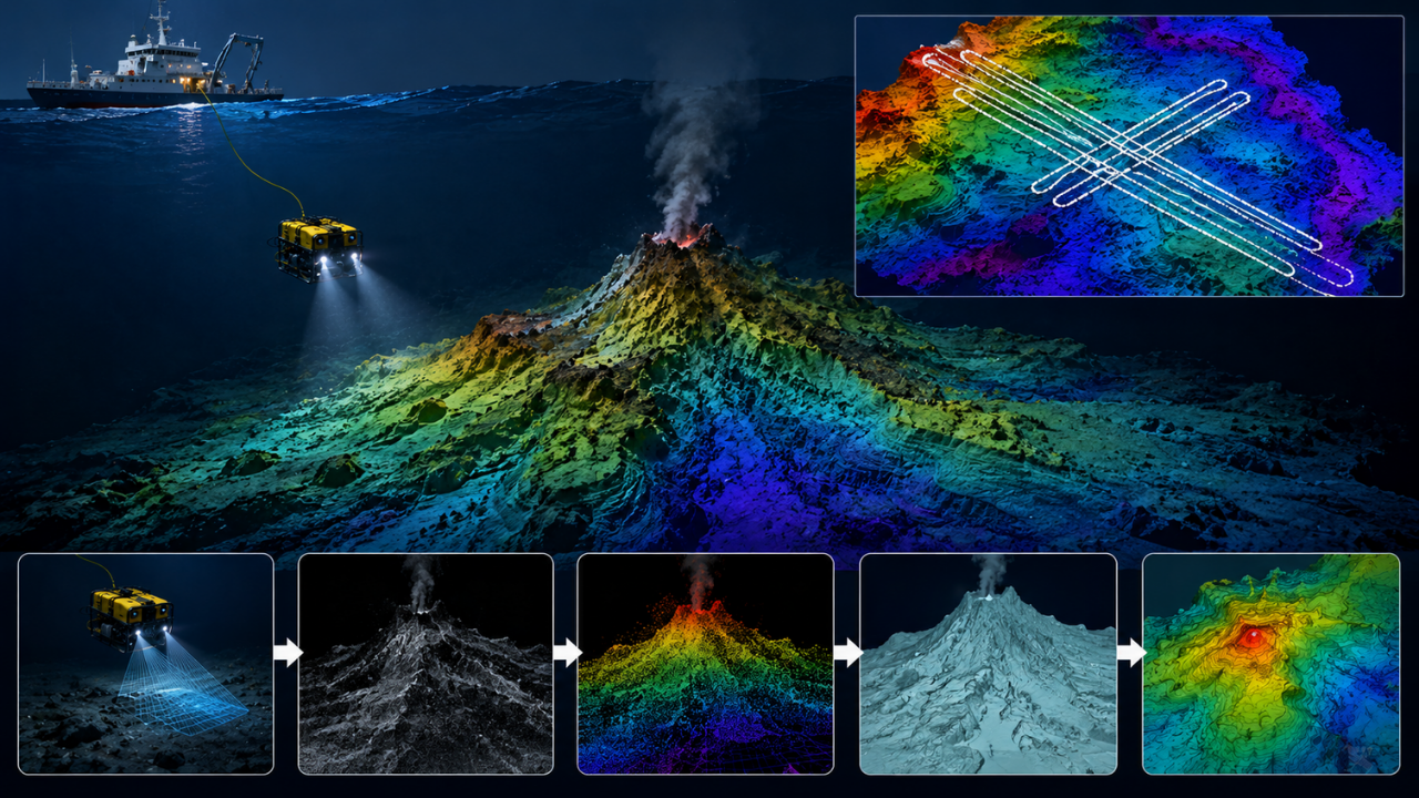 How did MBARI’s deep-sea robots map Axial Seamount