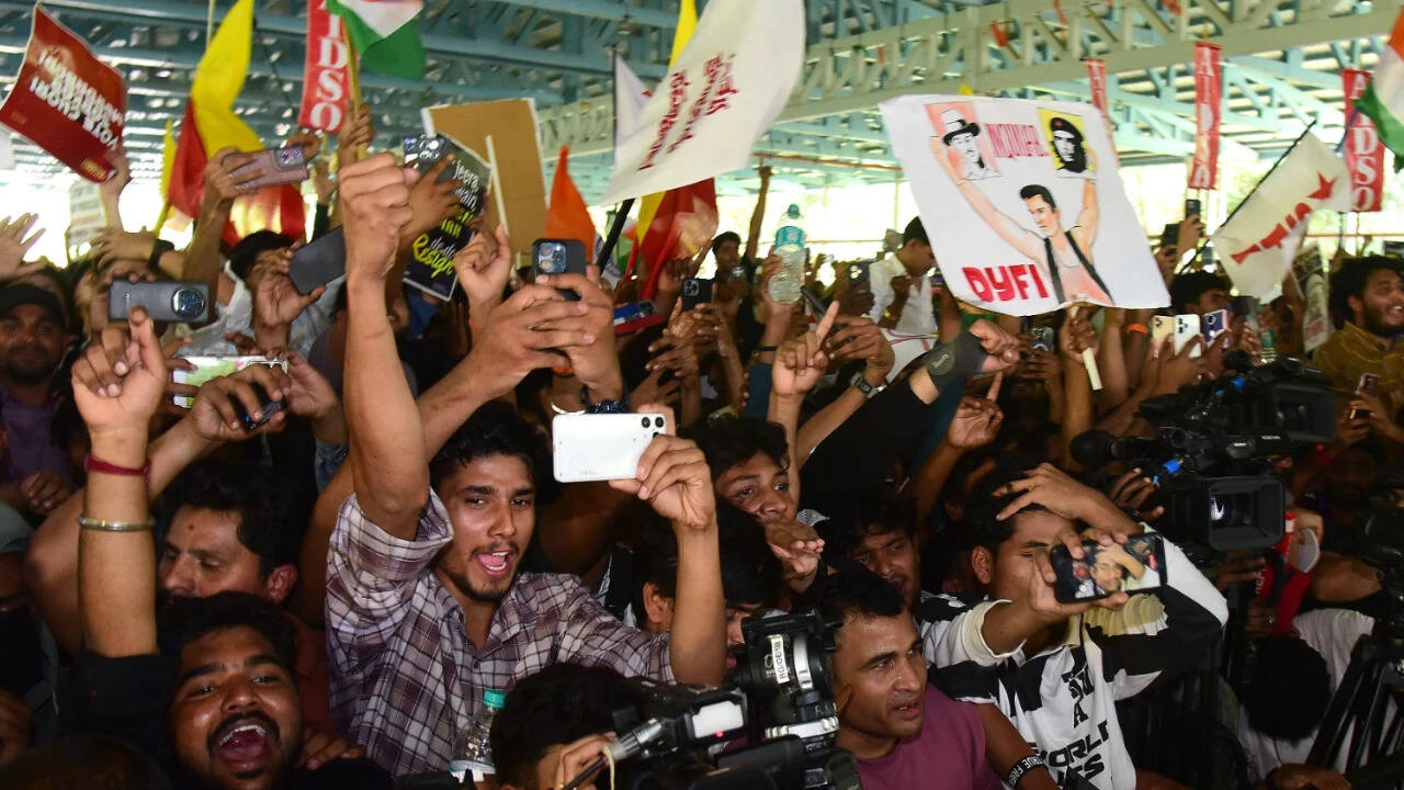 Crowd gathered at Freedom park on Thursday at rally by CJP (Photo credit: Chethan Shivakumar/TOI)