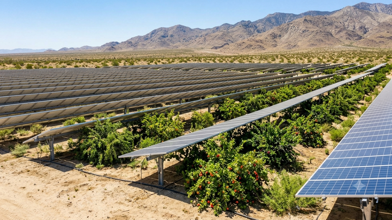 The solar panels turned rainfall into a longer-lasting resource<br>