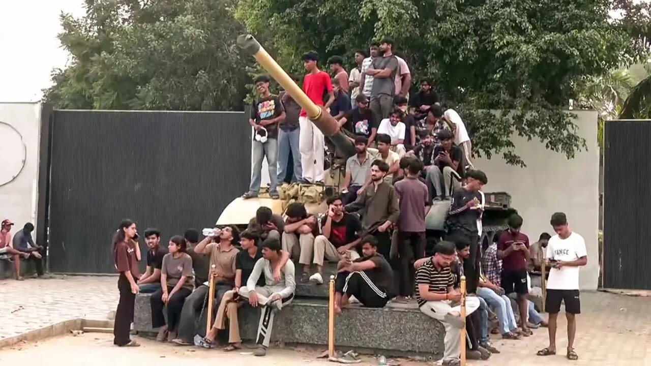 Jalandhar, Sep 27 (ANI): Students hold a protest at Lovely Professional Universi...