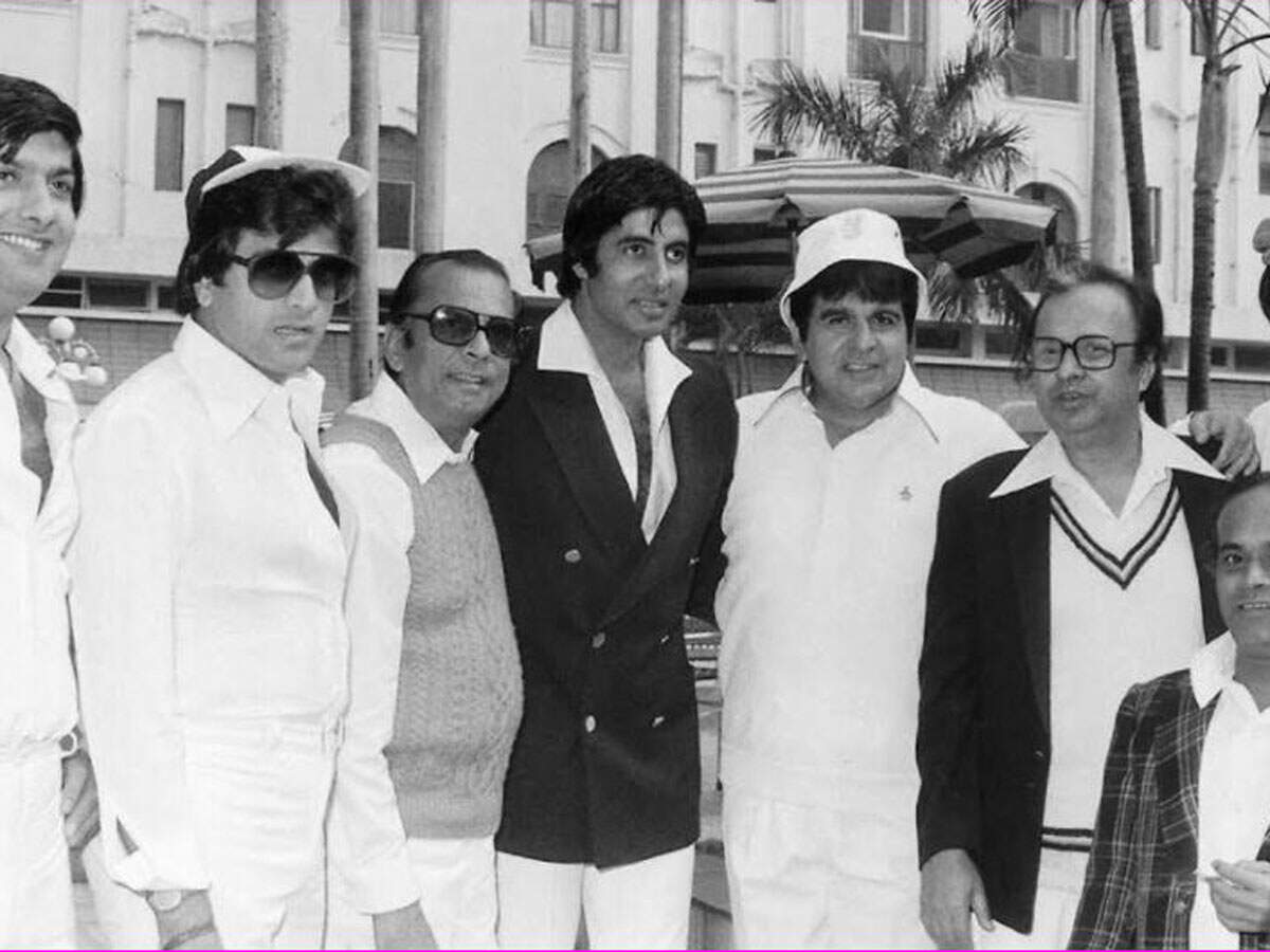 Dilip Kumar during a charity match at Eden Gardens.