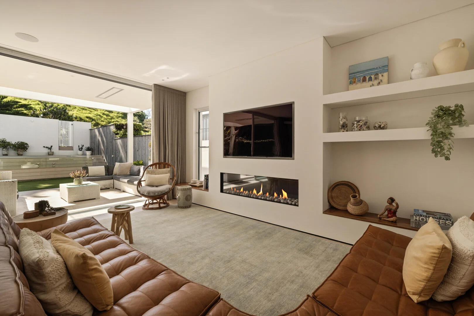 The living area