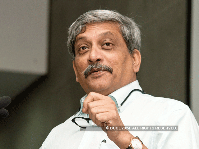 Goa Chief Minister Manohar Parrikar files nomination for Panaji Assembly bypoll