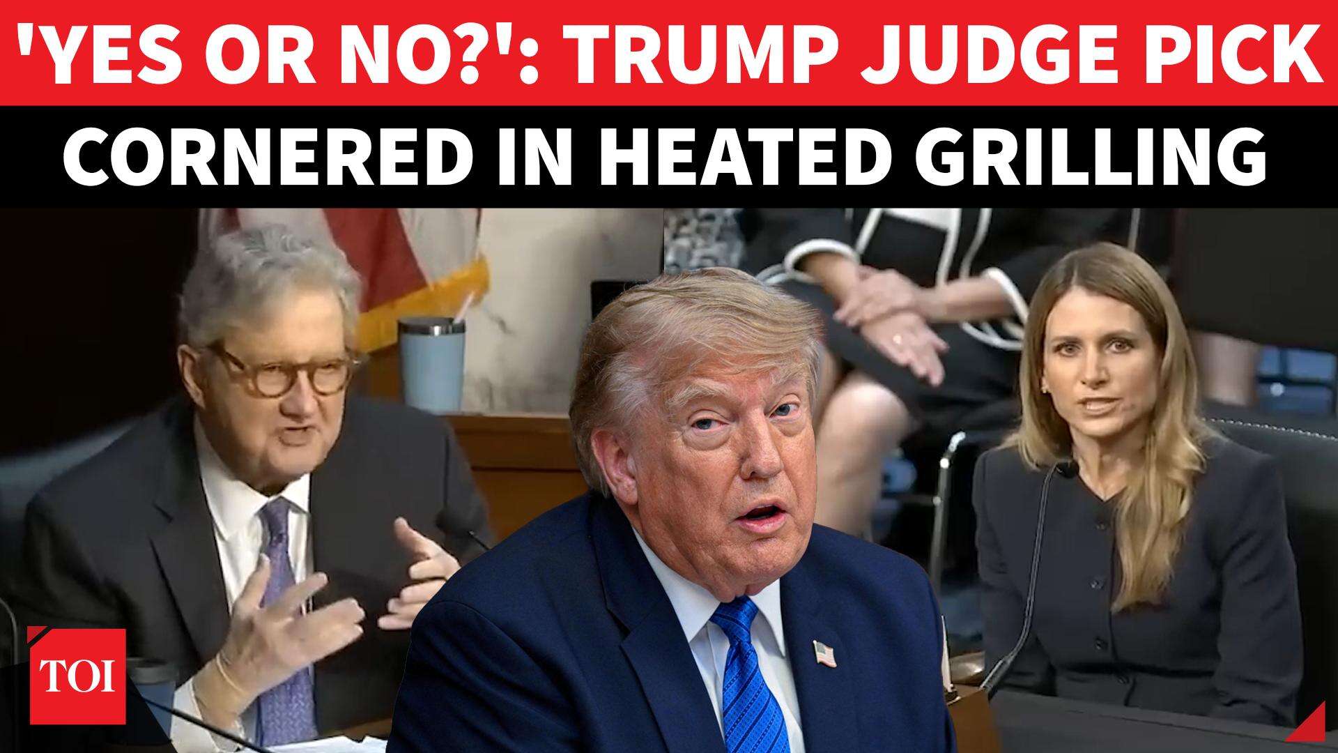 'Be Direct: Yes Or No': Sen. Kennedy Unleashes On Trump Judge Pick In Sexual Harassment Hearing