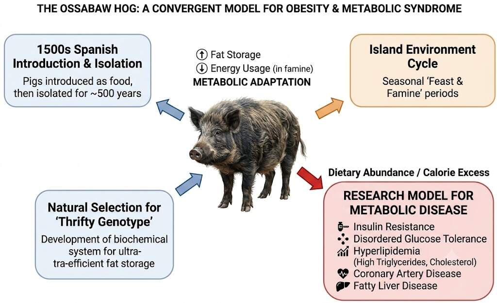 Infographic A visual model of the Thrifty Genotype