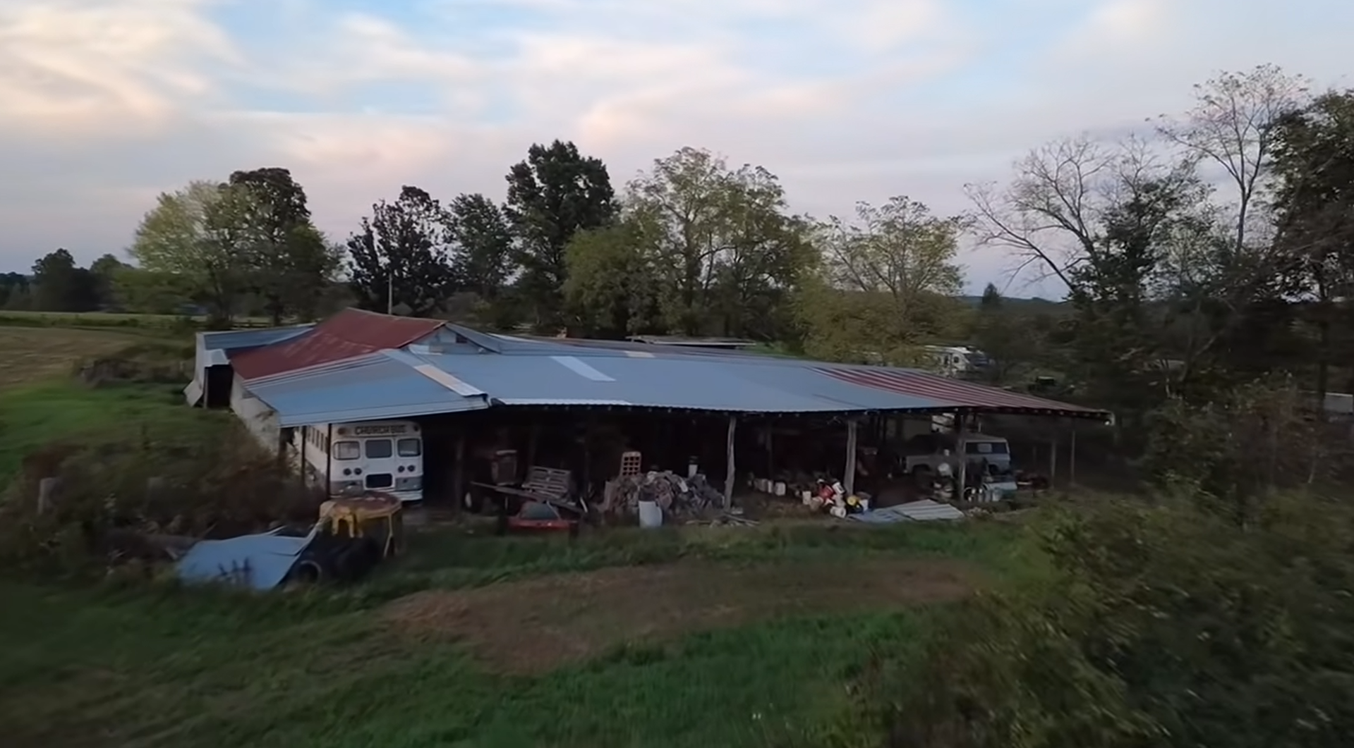 From vintage vehicles to future family homes, the 230-acre property offers Daisy and Philip a long-term project.