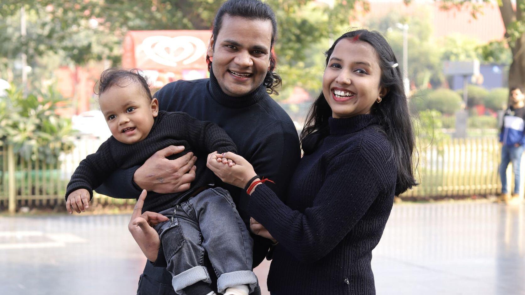The happy family