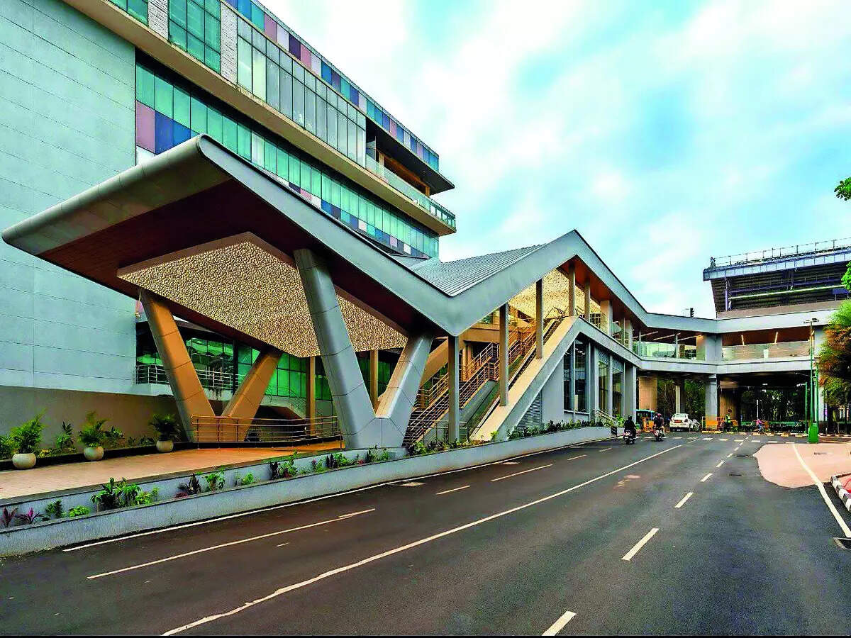 New skywalk connects metro station to tech park efficiently