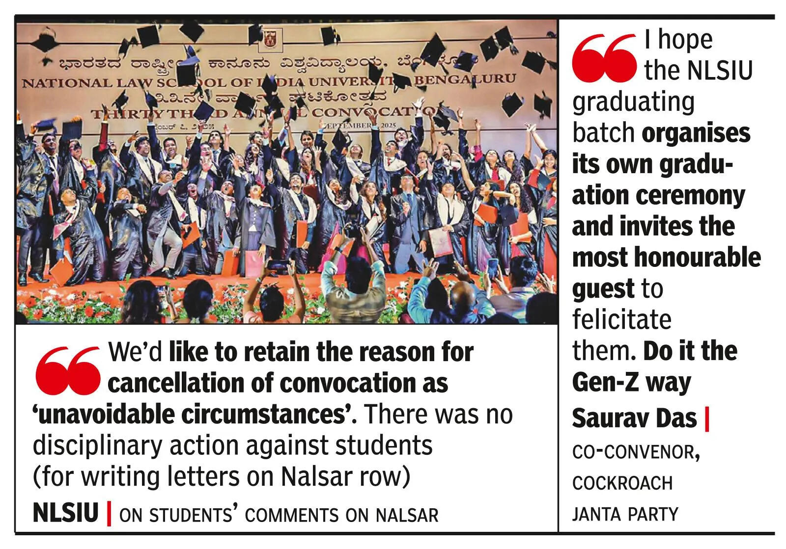 Amid CJI row, NLSIU cancels convocation