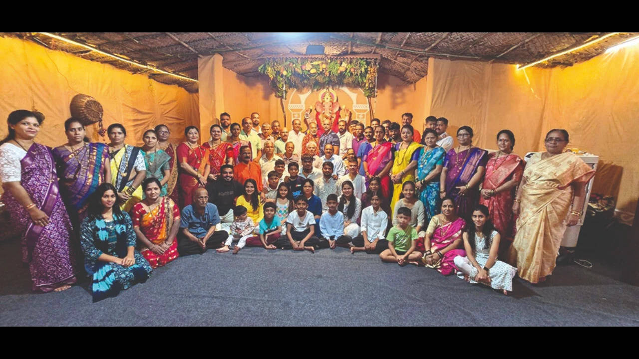 Chimanshet family, Korgao, Pernem, Ganesh Utsav
