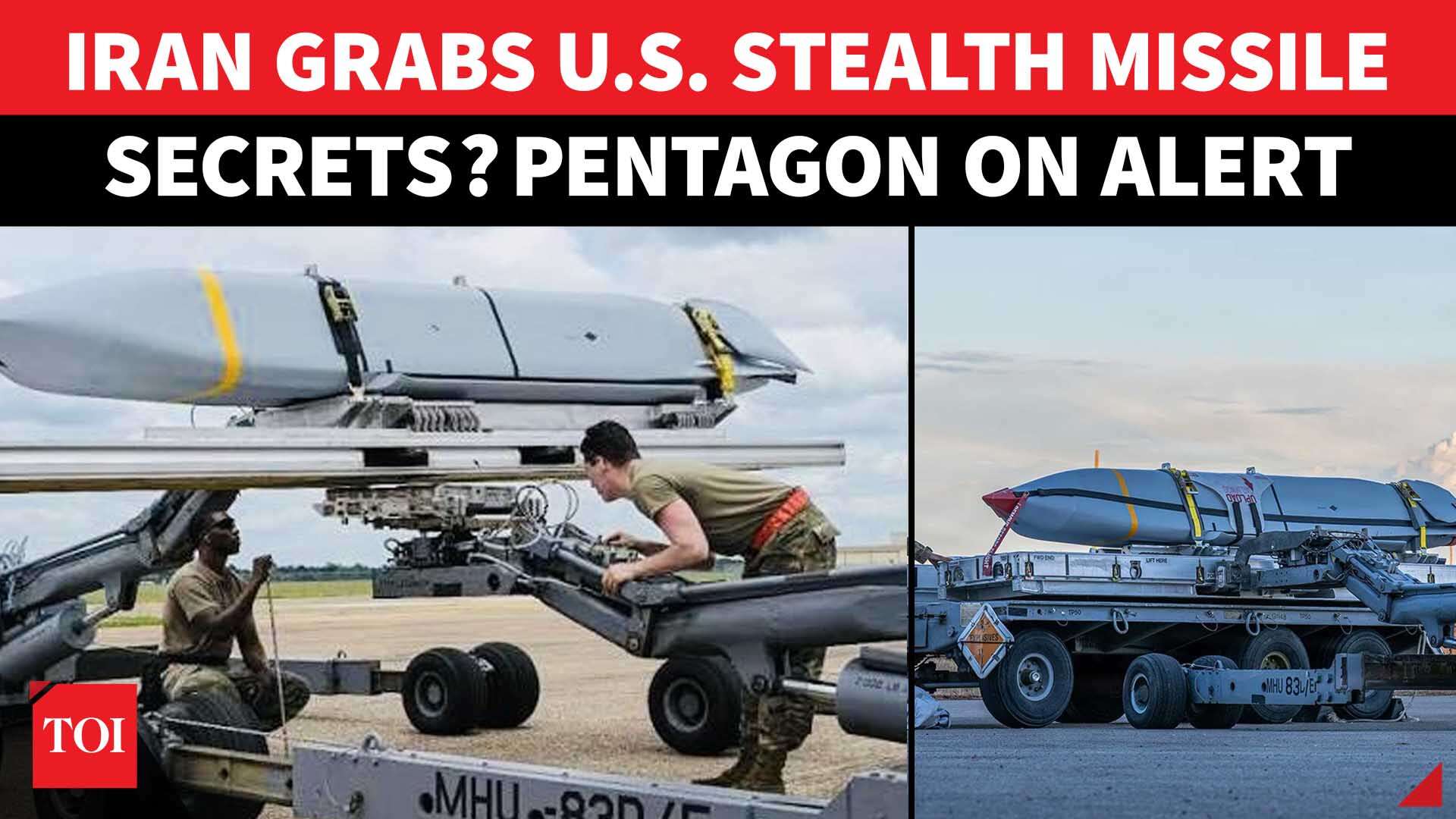 US Stealth Missile Captured By Iran, Pentagon Fears Tehran Could Crack JASSM's Secrets?