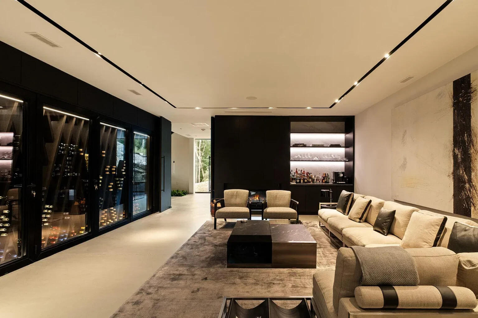 The wine cellar