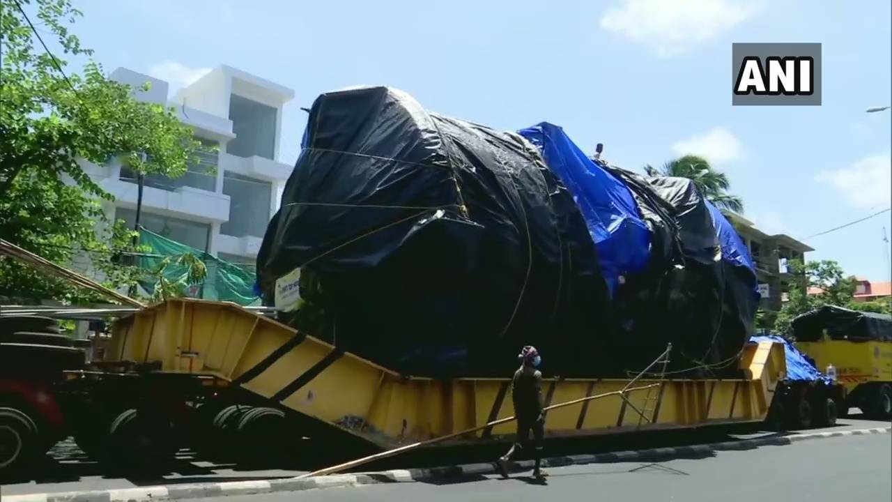 Giant Machine For Space Project Reaches Thiruvananthapuram After Year Long Journey From Maharashtra Thiruvananthapuram News Times Of India