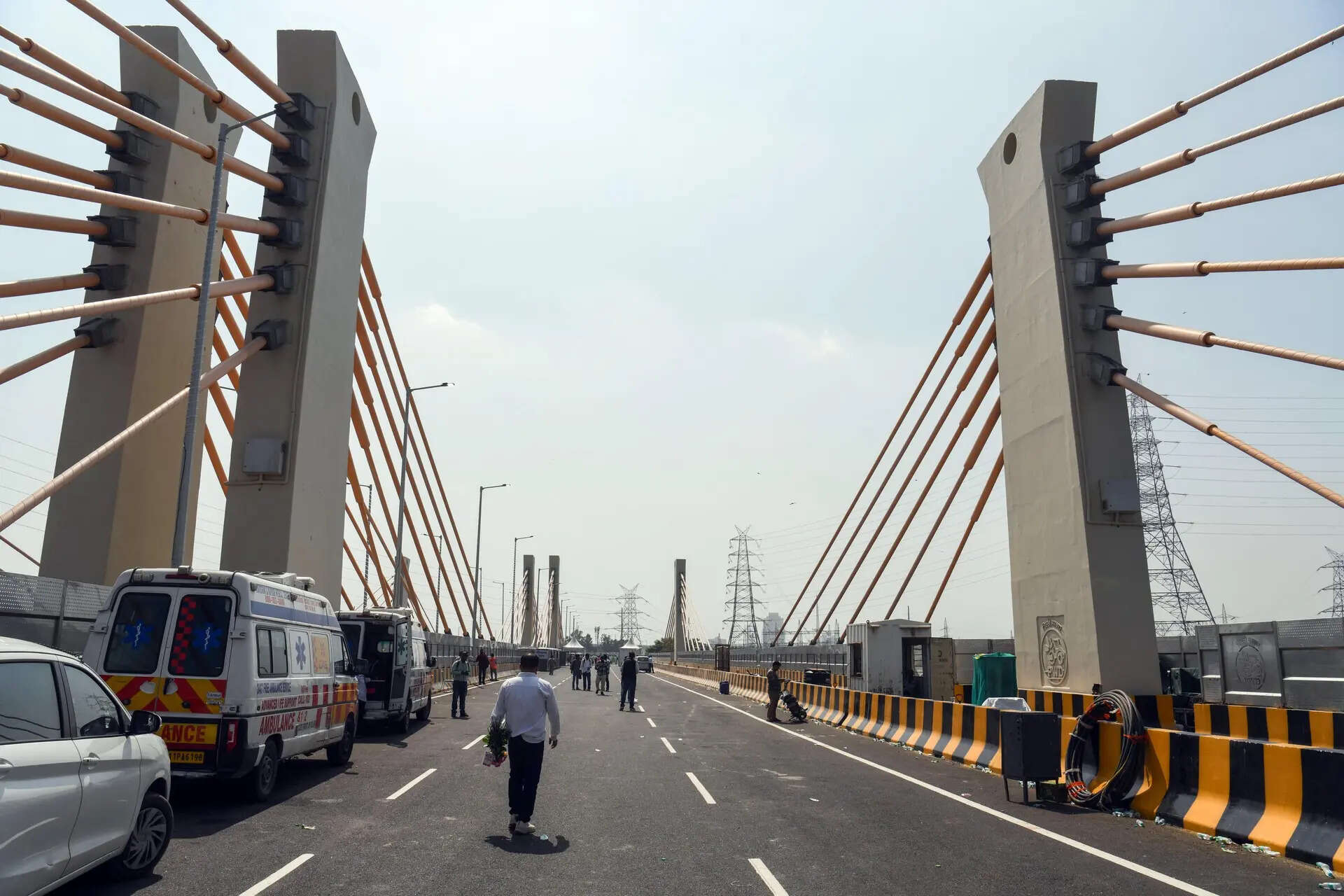 New Delhi, Sep 29 (ANI): A view of the newly inaugurated Barapullah Phase-3 elev...