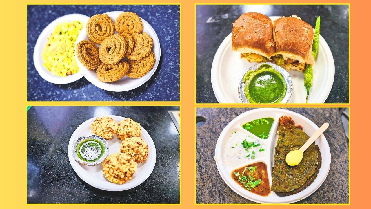 A festive spread beyond modaks: Vada pav, misal pav, dabeli, thalipeeth, kothimbir vadi, sabudana vada, chakli and other Maharashtrian savouries add to the Ganpati feast