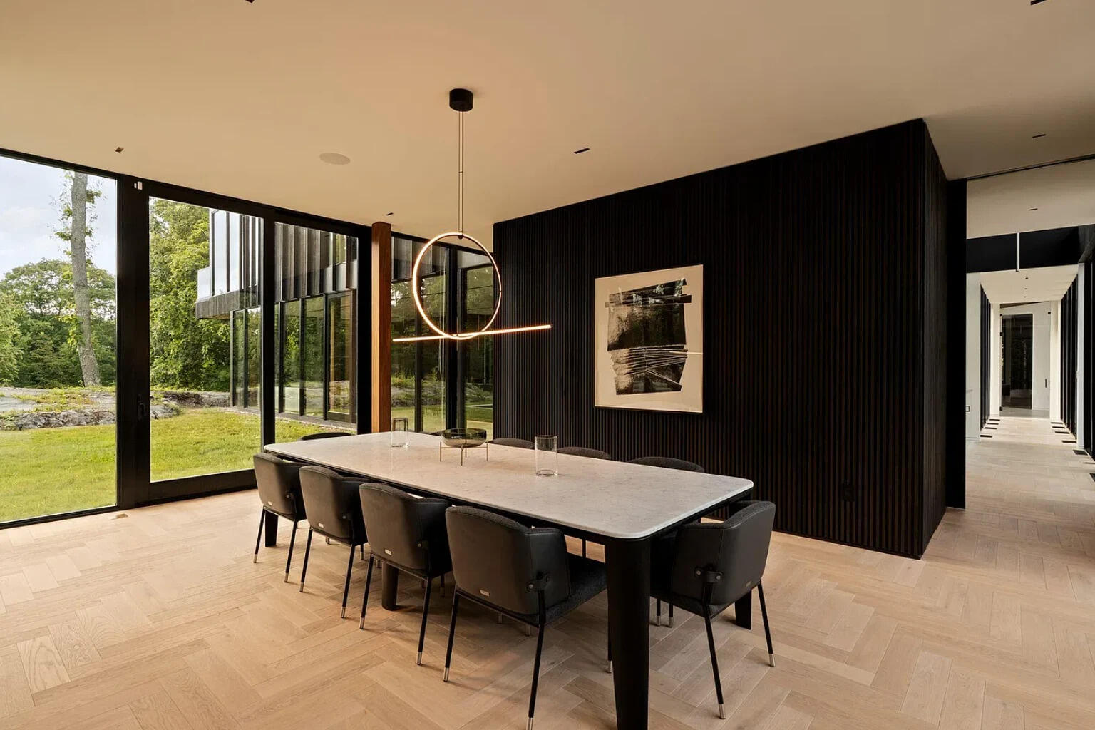 The dining room