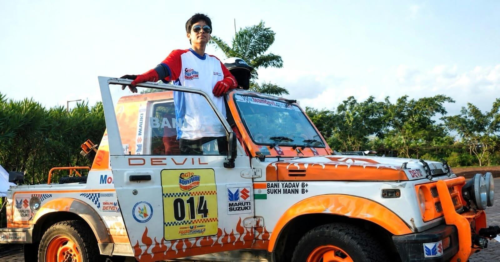 Bani Yadav, rally driver says, “I can easily beat them at this game, but this is not a game I want to play on the roads. I would rather do it on the track.”