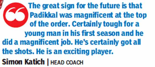 IPL 2020: A big learning curve for Devdutt Padikkal | Cricket News - Times of India