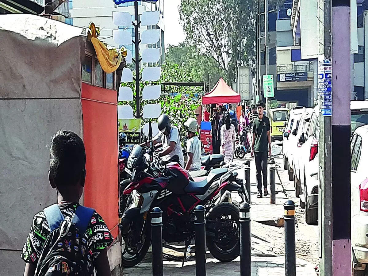Footpaths have turned into roads in Hope Farm Junction