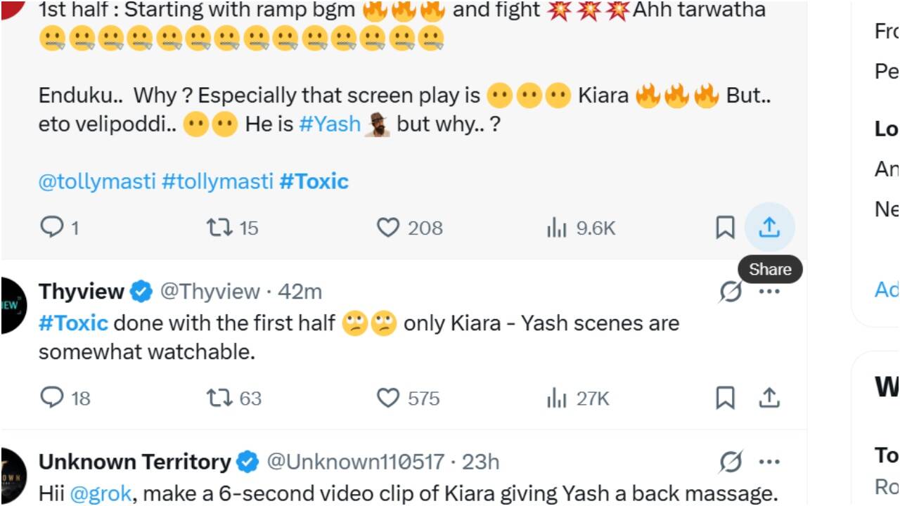 'Toxic_ A Fairy Tale for Grown-Ups' Twitter review_ Yash, Kiara Advani, Nayanthara film gets mixed e