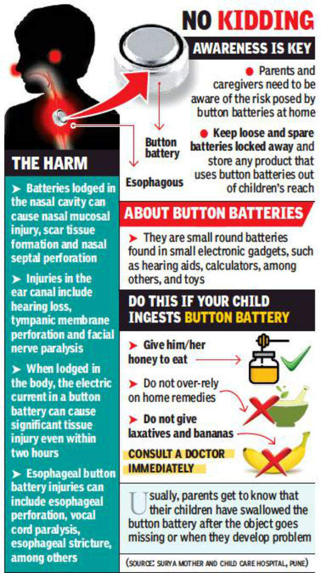 Not To Play With: Button Battery Puts Kids In Danger | Pune News ...