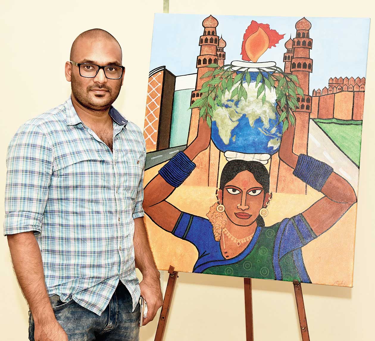 Capturing the essence of Bonalu through art Hyderabad News Times of India