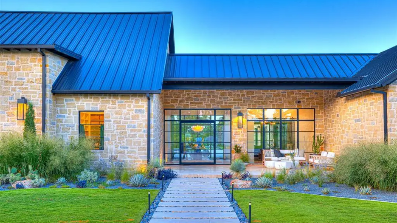 The property includes a full-size baseball field with professional turf, stadium-style lighting and seating<br>