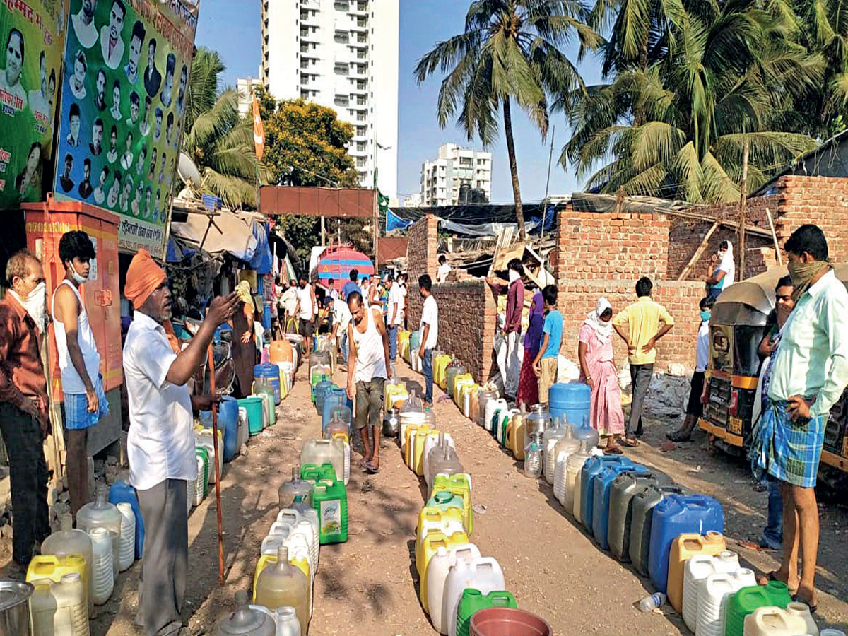 How often would you wash your hands if your family got only 60 litres water a day? - Mumbai Mirror