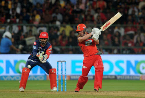 rcb delhi score