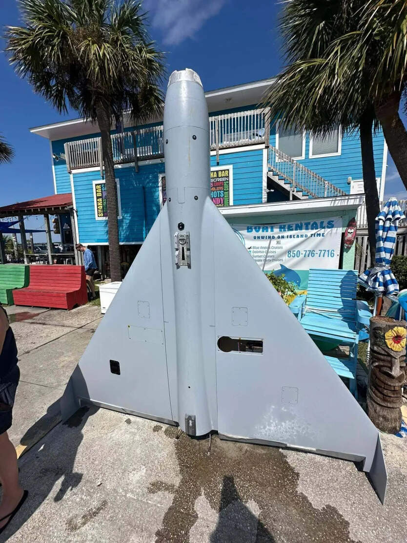 A routine fishing trip off Florida’s Panhandle turned unusual when anglers found a suspected US military drone floating near Eglin Air Force Base.