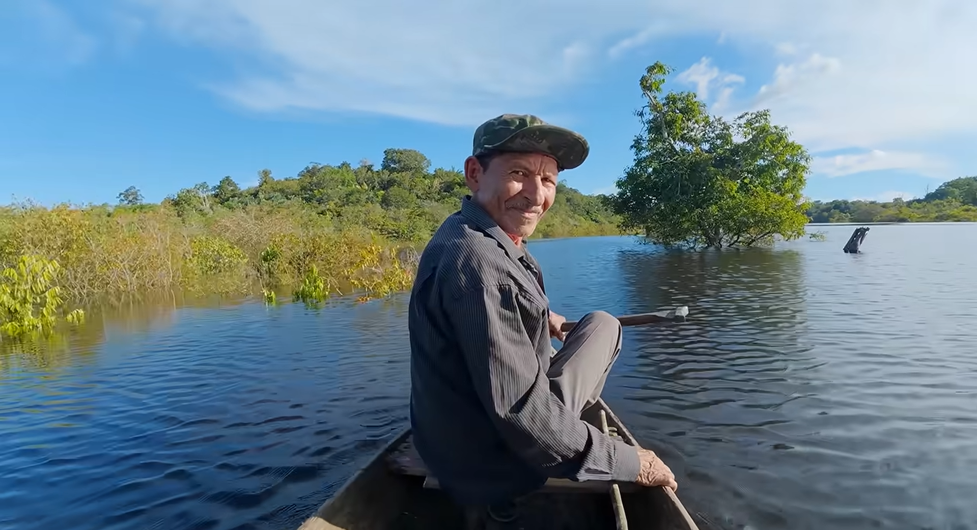 Chico collects rainwater and relies on the Amazon to survive.