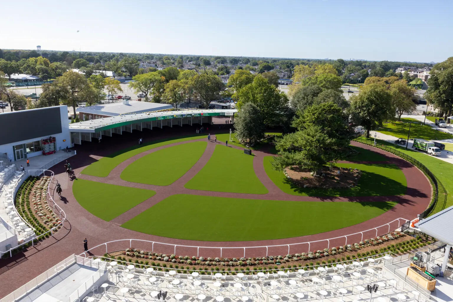 After visiting Belmont Park as a teenager, Roger Cettina returned decades later as part of the team rebuilding the iconic Long Island racetrack.