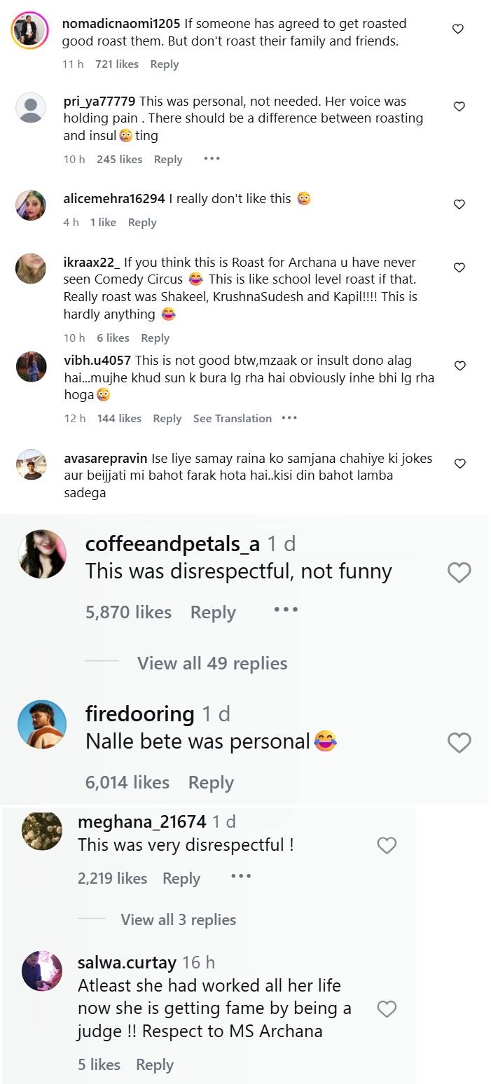 comments