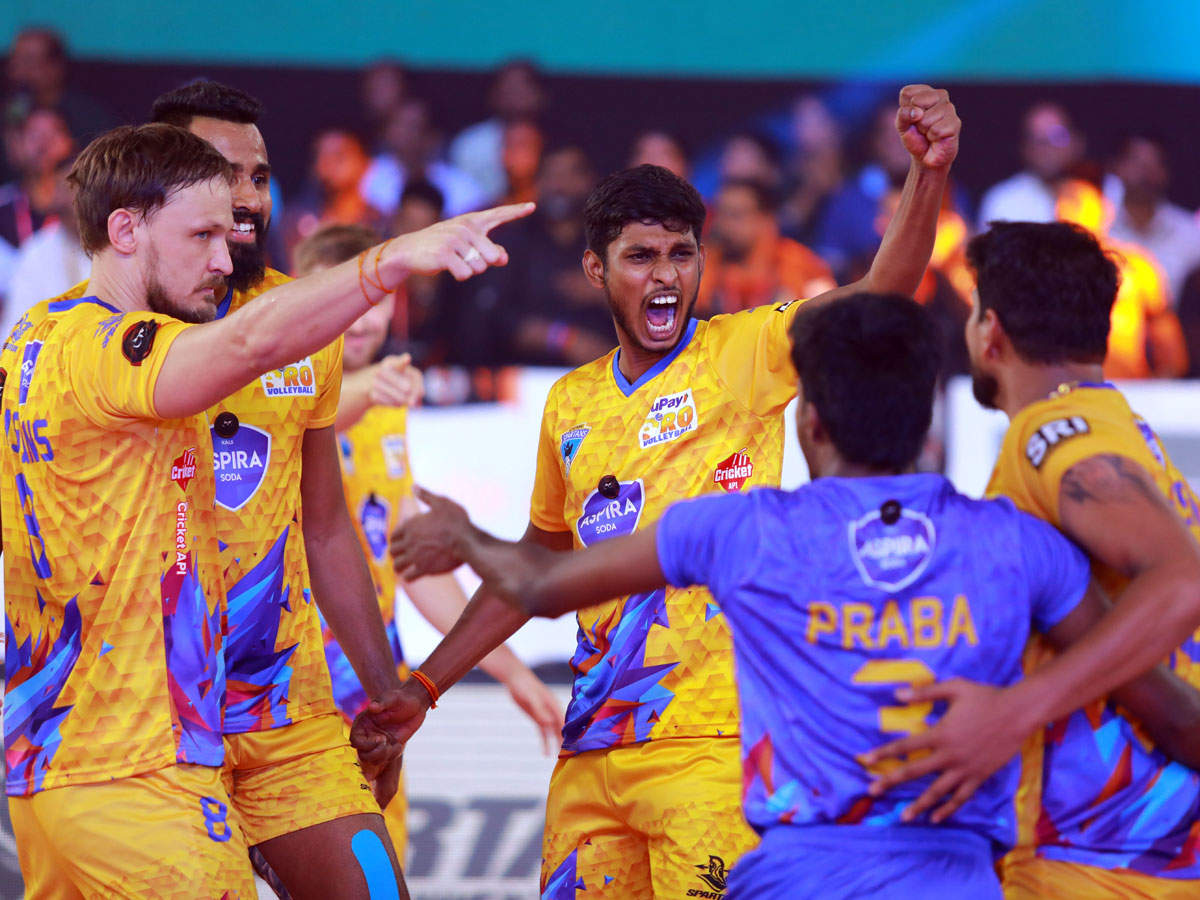 Pro Volleyball League Pro Volleyball League Chennai Spartans Register Their Maiden Win