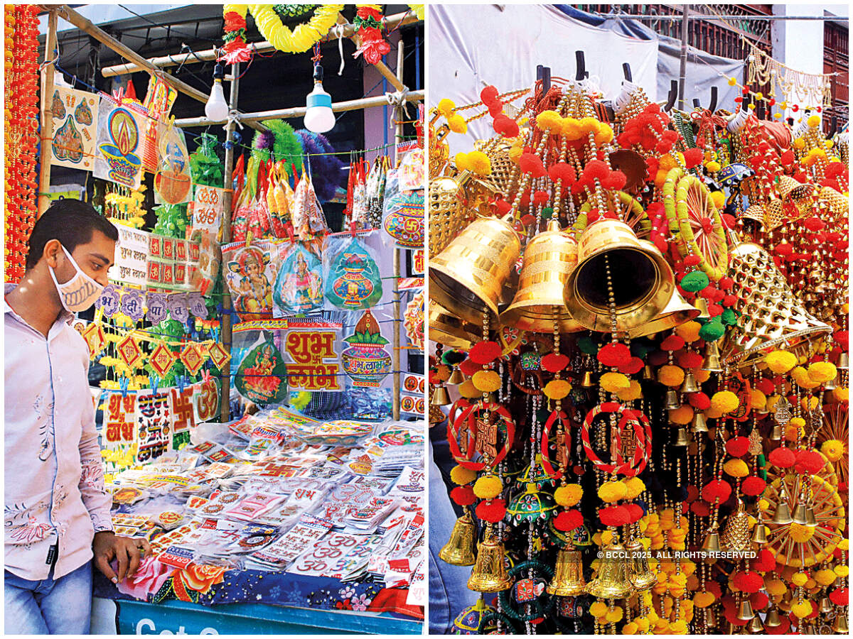 The market has so many wares to offer, but barely any customers this year