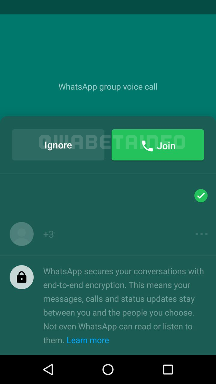 Whatsapp problem