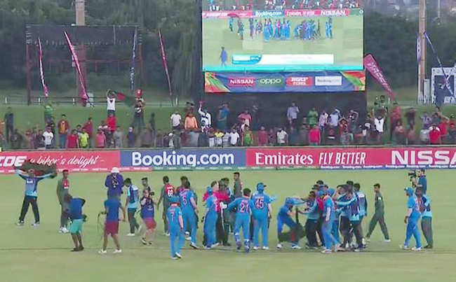 Icc U 19 World Cup Final Players Almost Come To Blows After Bangladesh S Win Over India Cricket News Times Of India