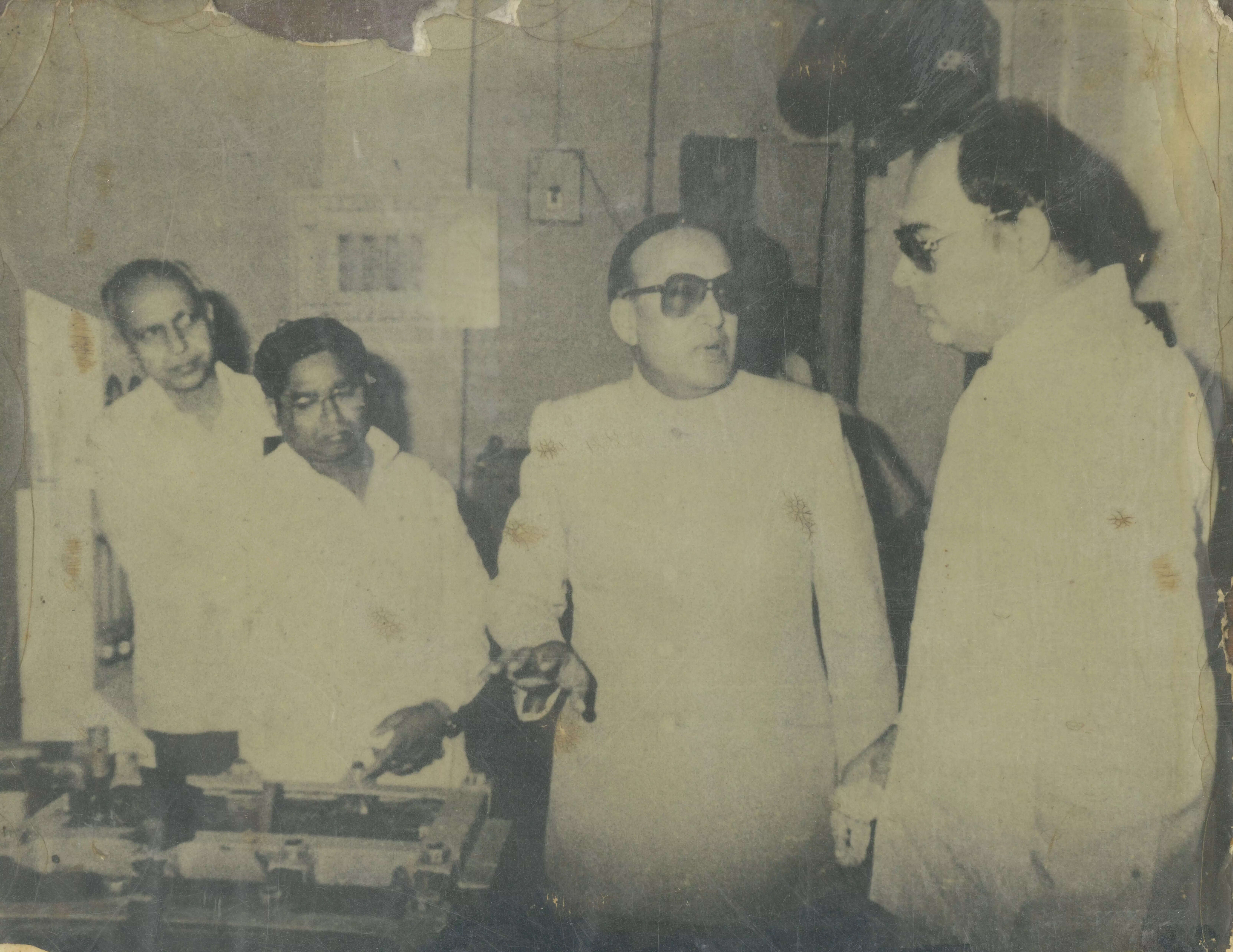 TAQUI KHAN WITH RAJIV GANDHI