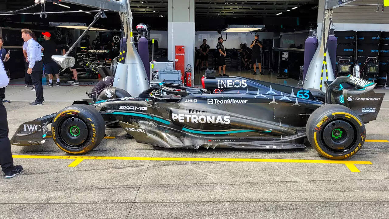 Mercedes AMG F1 car